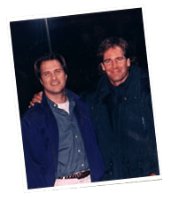 Scott Bakula Enjoys Bessingers BBQ